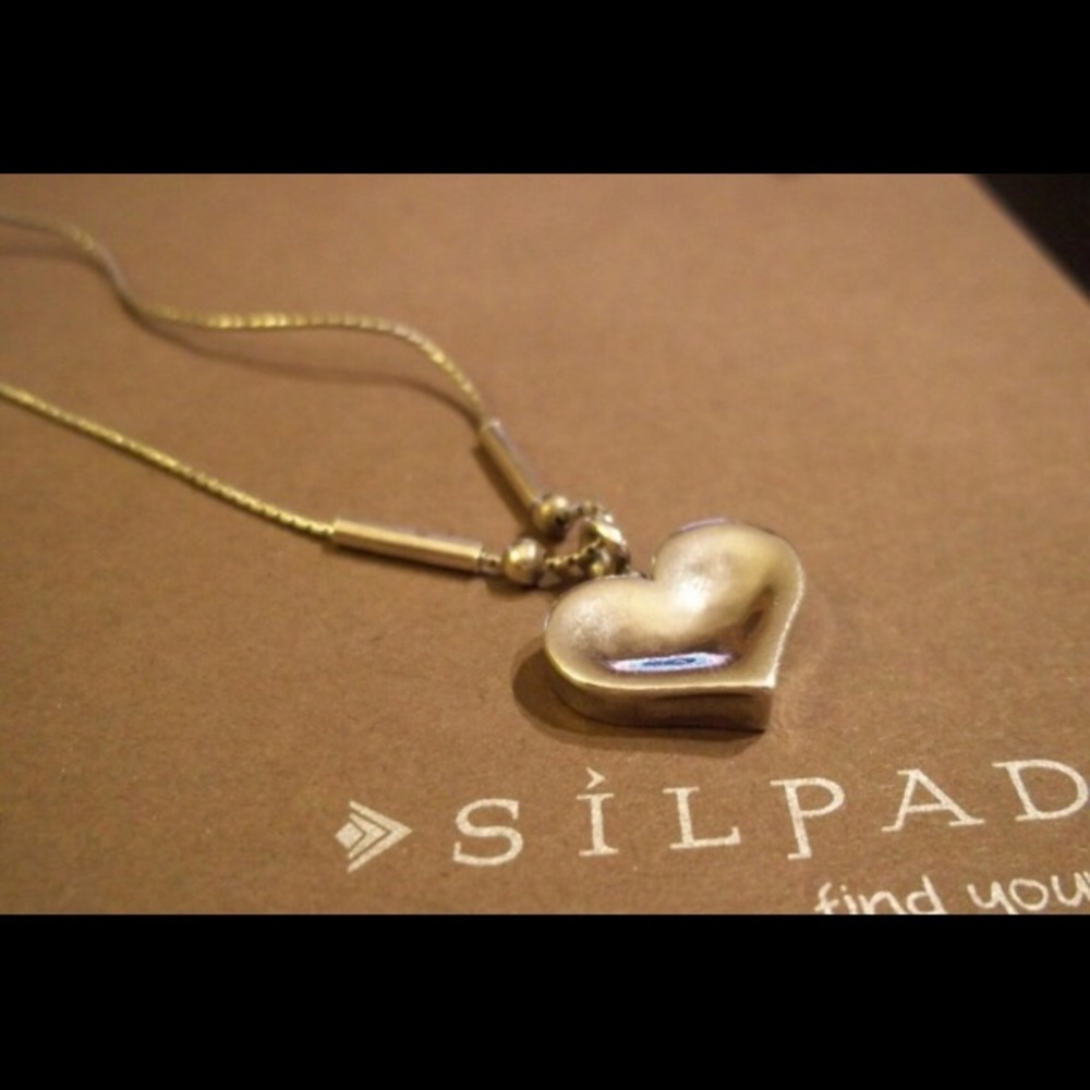 Silpada Silver Heart Necklace